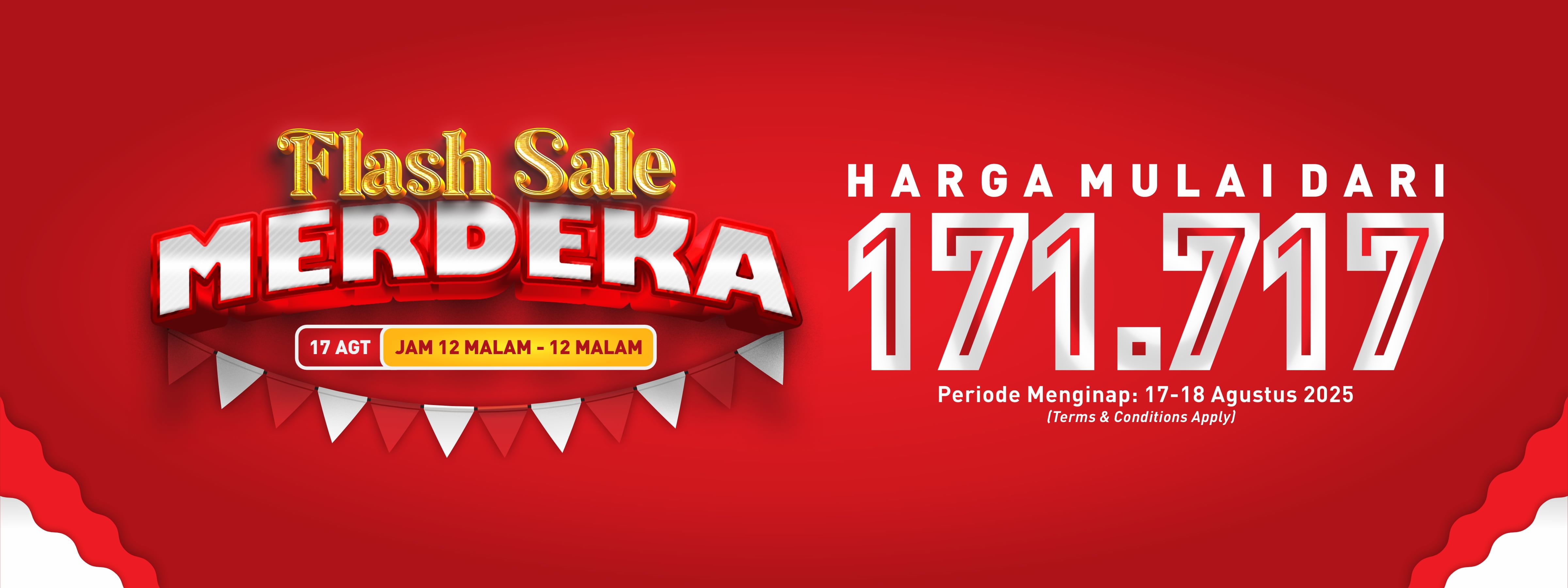 FLASH SALE MERDEKA